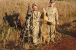 Filming fur in Oklahoma.